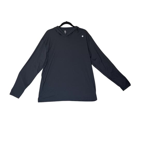 Rhoback size XL charcoal long sleeve hoodie light weight casual hiking camping